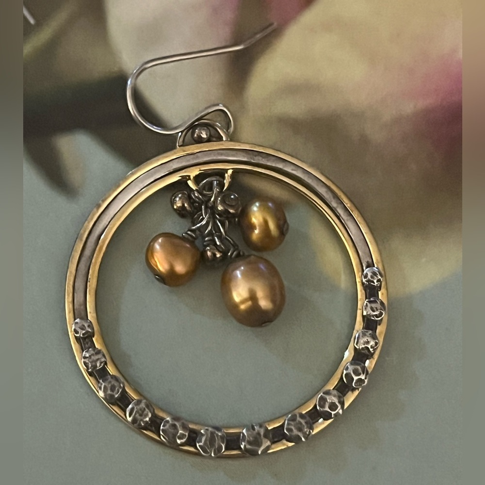 Silpada SINGLE EARRING ONLY 
Brass, Sterling Silver Earring
